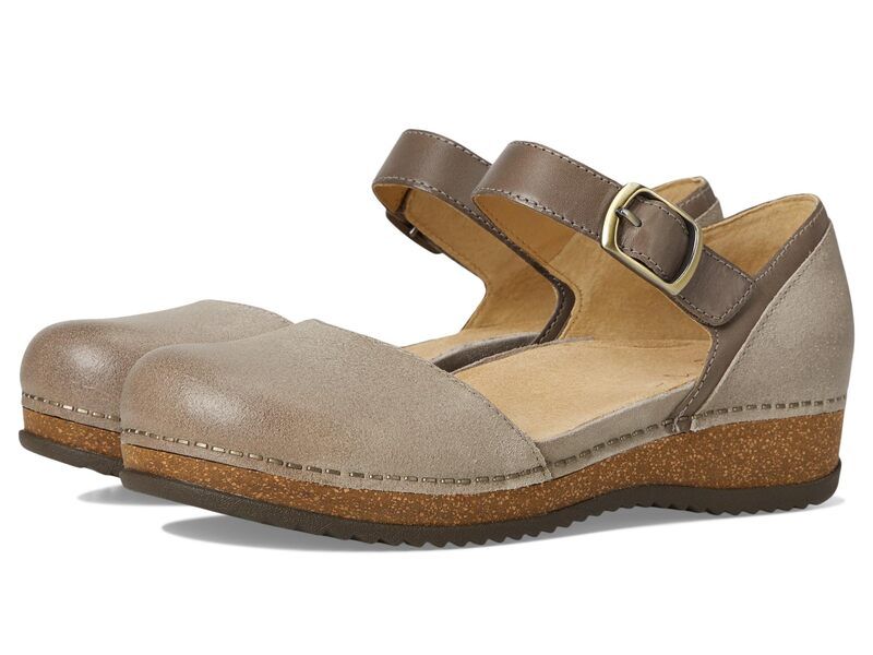 ダンスコ レディース シューズ サンダル Dansko Mae Taupe Suede トープ