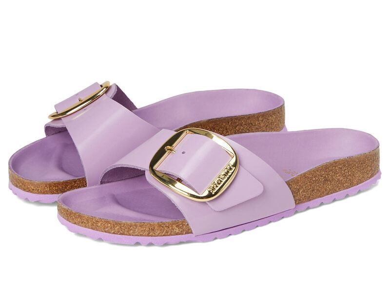 ビルケンシュトック レディース シューズ サンダル Birkenstock Madrid Big Buckle High Shine Crocus