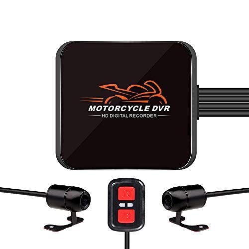 VSYSTO バイク ドライブレコーダー 前後 カメラ 同時録画 カメラ防水 WiFi 1080PフルHD 200万画素 130°広角 暗視録画 HDR機能 エンジン連動 ループ録画 Gセンサー 自動緊急録画 手動ロック スマホAPP対応 ド d9ffcd48