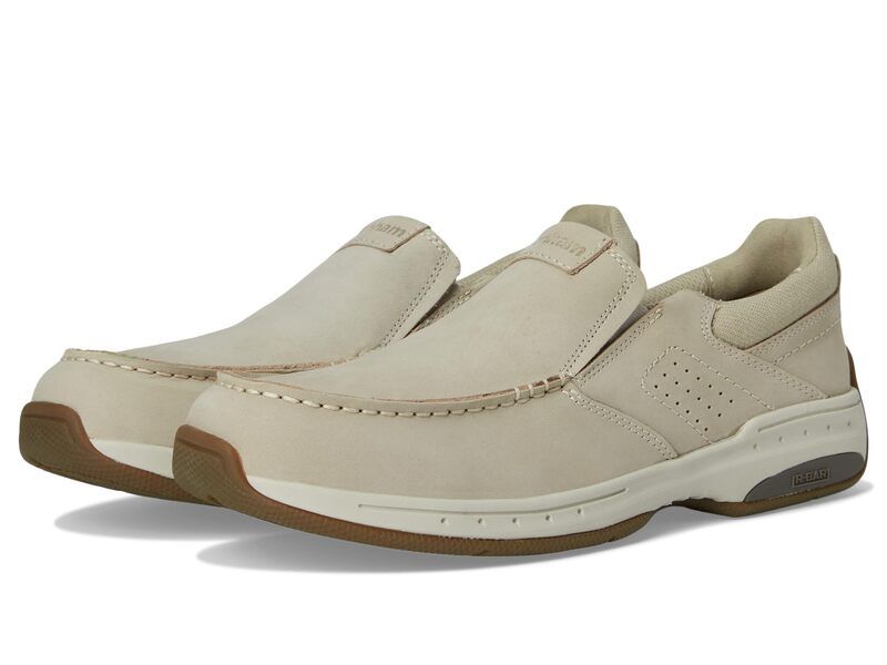 ダナム メンズ シューズ スリッポン・ローファー Dunham Wavestone Nubuck ストーン