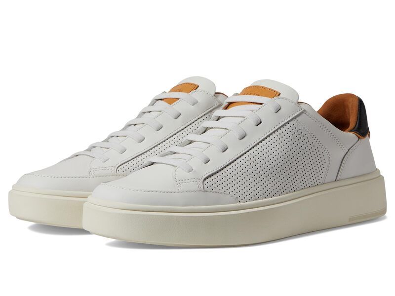 アレン エドモンズ メンズ シューズ スニーカー レース Allen Edmonds Oliver Stretch Lace SlipOn Sneaker White ホワイト