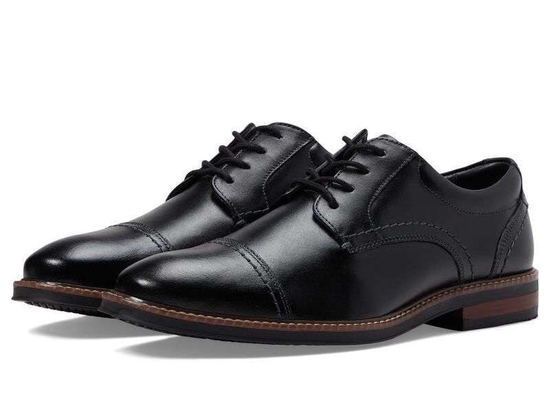 ノンブッシュ メンズ シューズ オックスフォード キャップ Nunn Bush Calderone Cap Toe Oxford Black ブラック