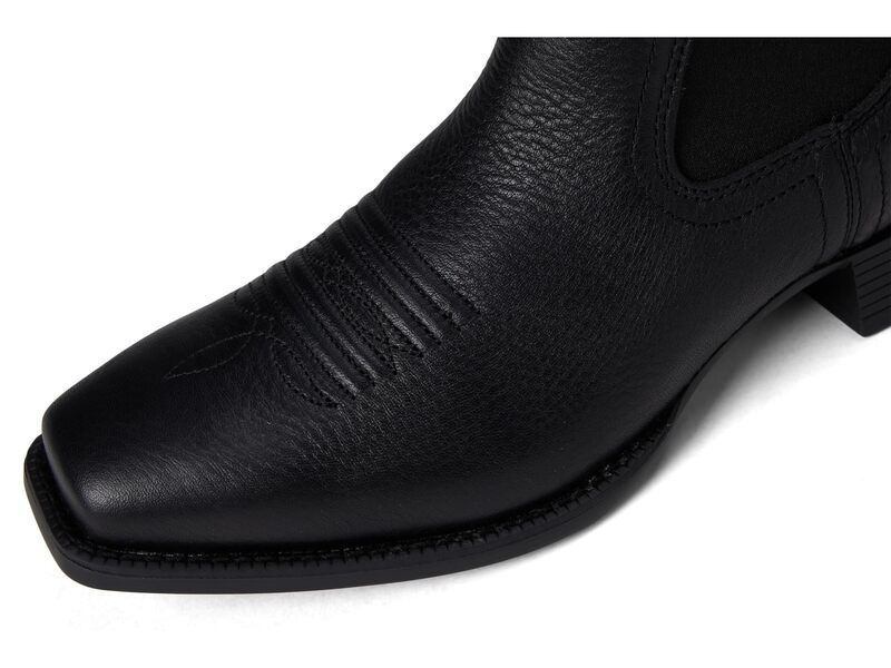 アリアト メンズ シューズ ブーツ・レインブーツ Ariat Booker Ultra Square Toe Western Boots Black Deertan ブラック