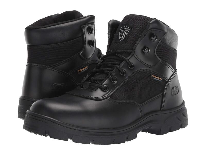 スケッチャーズ メンズ シューズ ブーツ・レインブーツ SKECHERS Work Wascana Benen WP Tactical Black ブラック