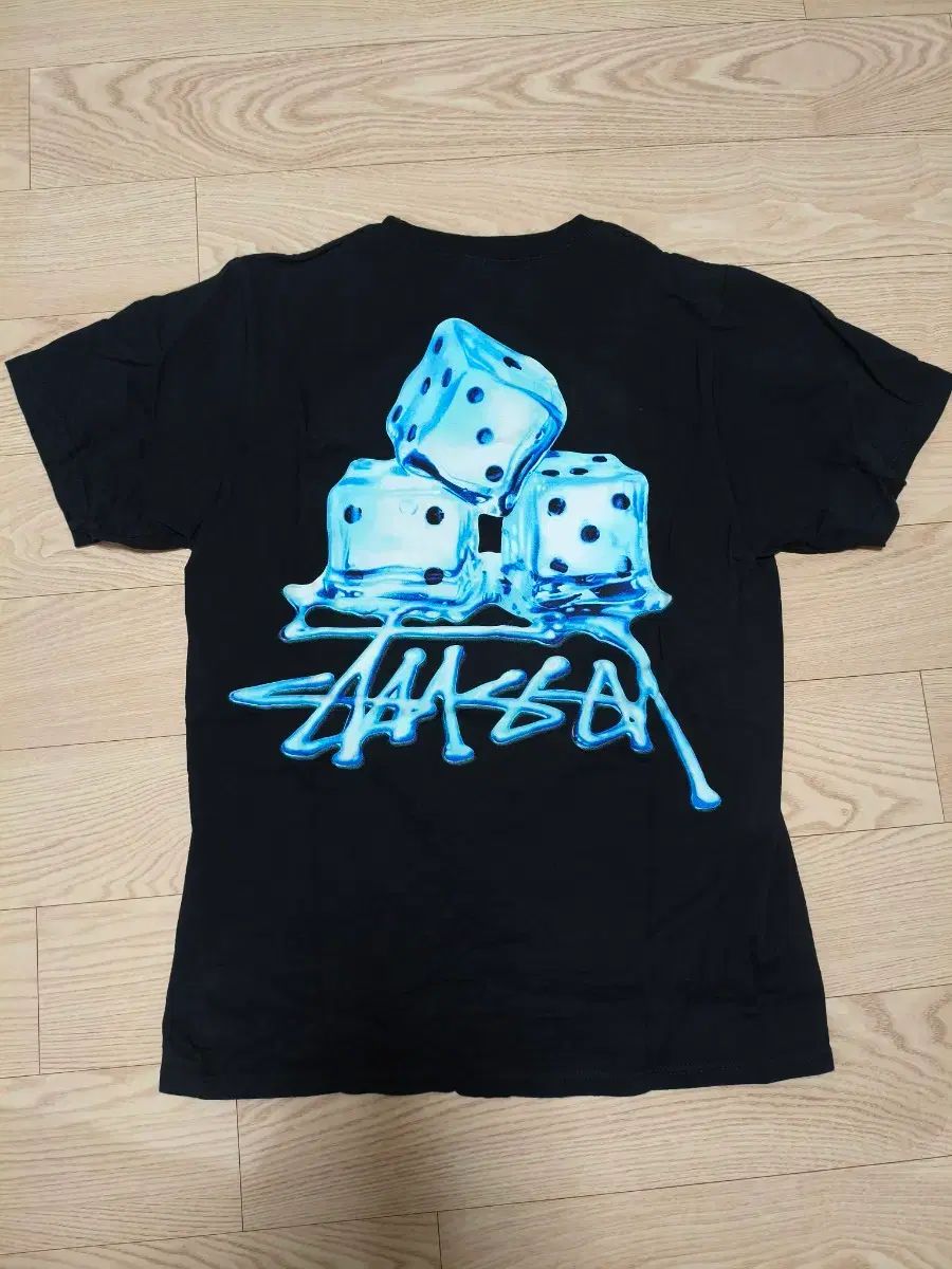 STUSSY DICE 半袖 Tシャツ (ブラック S)