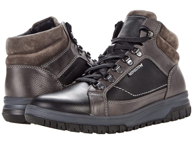 メフィスト メンズ シューズ スニーカー Mephisto Pitt Black Nevada ブラック