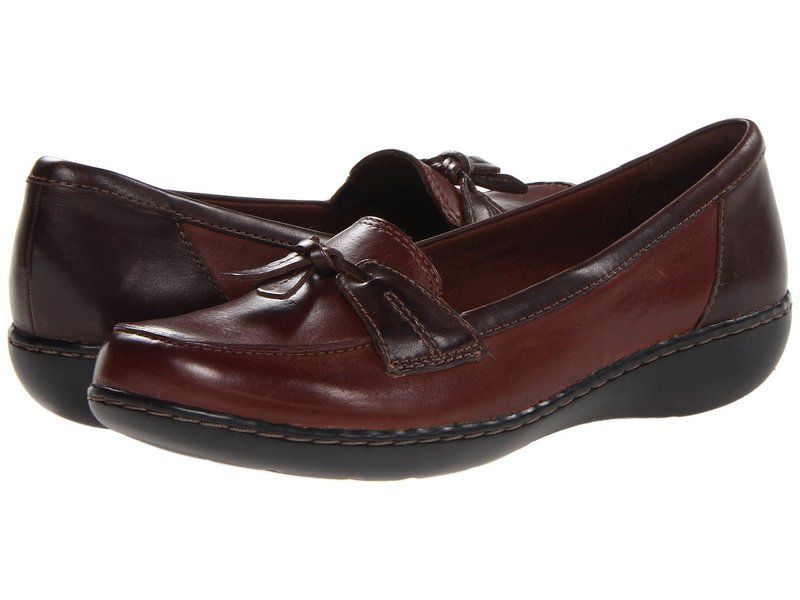 クラークス レディース シューズ スリッポン・ローファー Clarks Ashland Bubble Brown Multi ブラウン