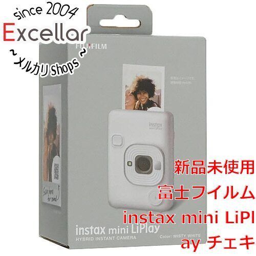 [bn:7] FUJIFILM　ハイブリッドインスタントカメラ instax mini LiPlay チェキ　ミスティーホワイト