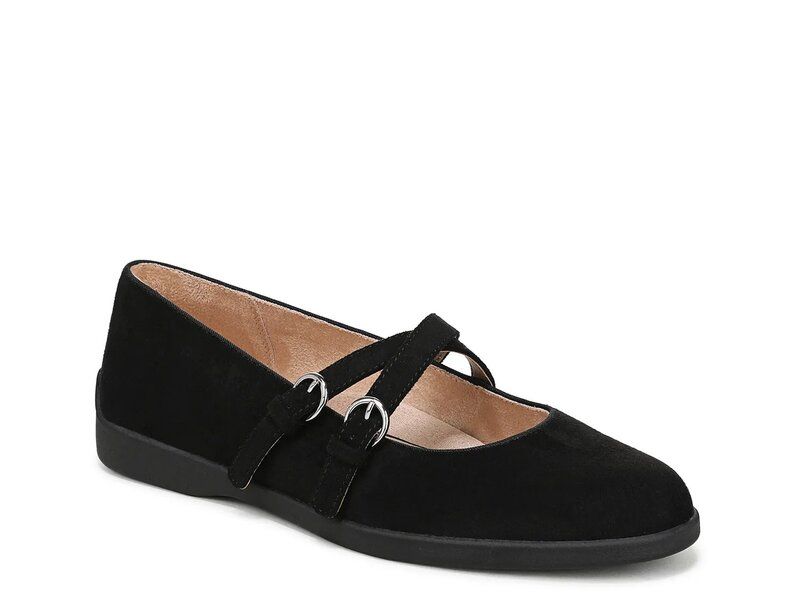 ライフストライド レディース シューズ パンプス LifeStride Marnie Mary Jane Flat Black ブラック