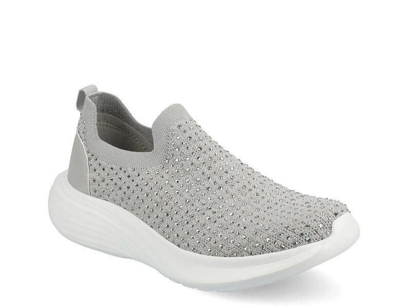 ジャーニー レディース シューズ スリッポン・ローファー スニーカー Journee Linnea SlipOn Sneaker Grey グレー