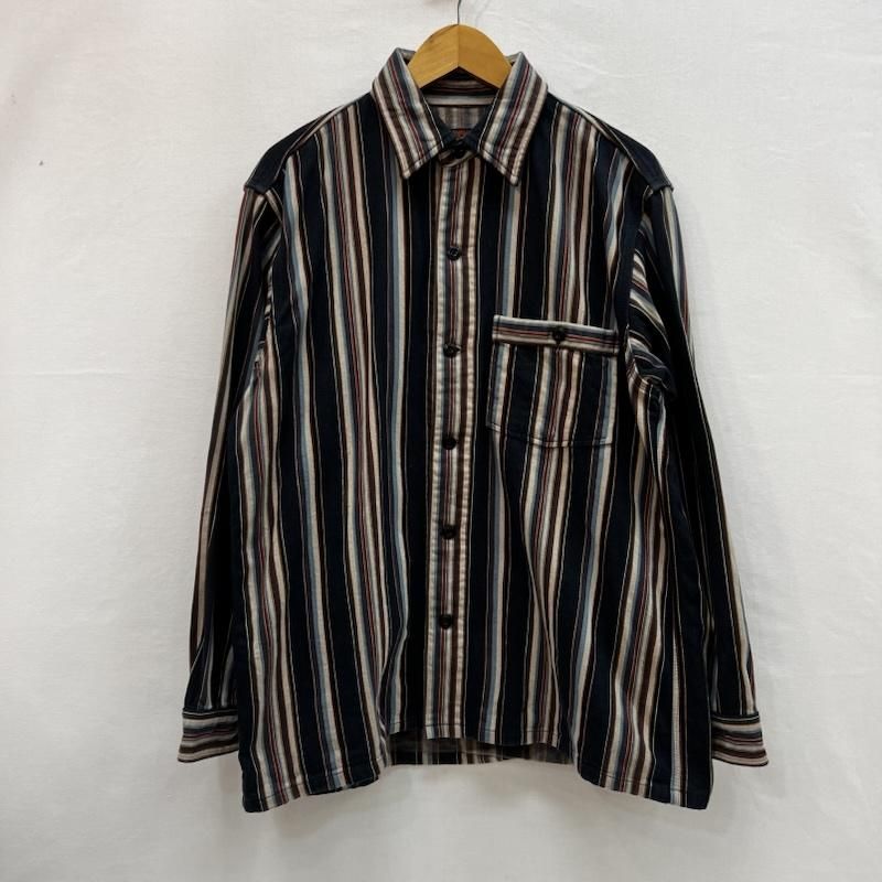 デラックスウエア NATIVE STRIPE HV56 ネイティブストライプ ネルシャツ USM メンズ - ISItems【USED】【古着】【中古】50159754