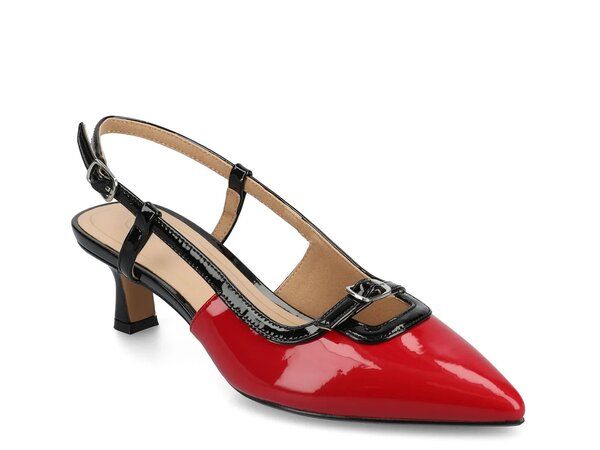 ジャーニー レディース シューズ パンプス Journee Padma Pump RedBlack ブラック