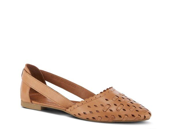 スプリングステップ レディース シューズ パンプス Spring Step Eslora Flat Camel Tan タン