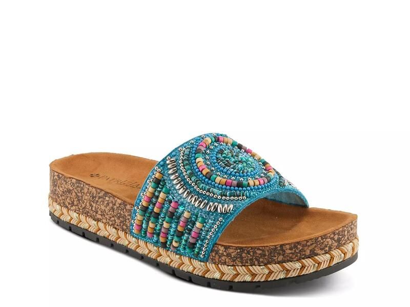 パトリシア レディース シューズ サンダル PatriziaSwirla Wedge Sandal Turquoise ターコイズ