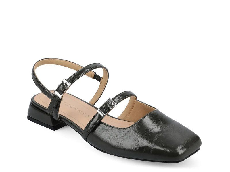 ジャーニー レディース シューズ パンプス Journee Gretchenn Flat Dark Green グリーン