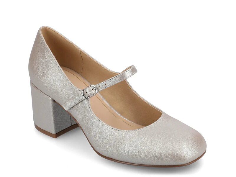 ジャーニー レディース シューズ パンプス Journee Okenna Mary Jane Pump Champagne Metallic シャンパン