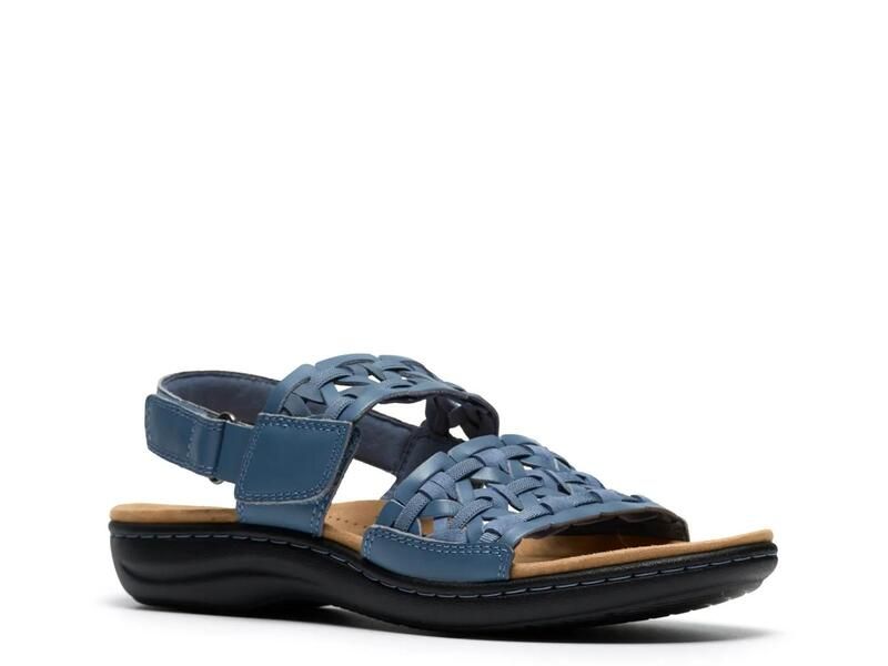 クラークス レディース シューズ サンダル Clarks Laurieann Lily Sandal Blue ブルー