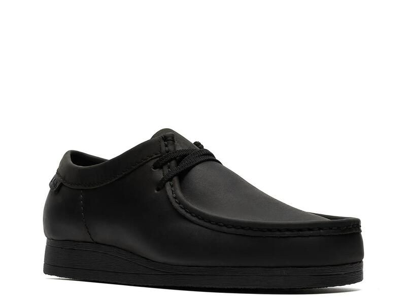 クラークス メンズ シューズ ブーツ・レインブーツ Clarks Wallaston Low Chukka Boot Black Leather ブラック