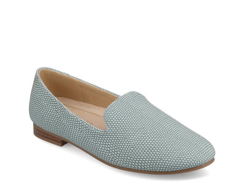 ジャーニー レディース シューズ パンプス Journee Ishani Flat Blue Snake Print ブルー