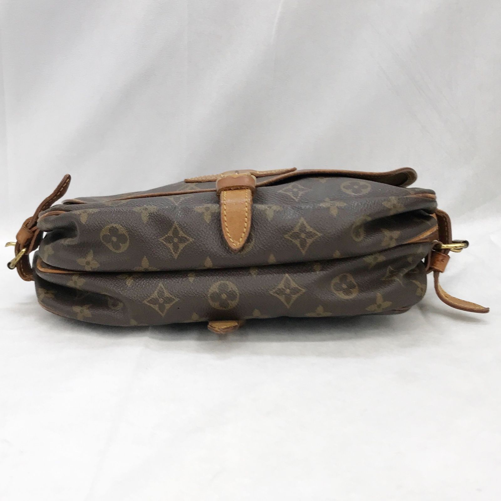 LOUIS VUITTON ルイヴィトン モノグラム ソミュール 30 M42256 レザー 