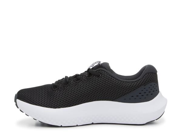 アンダーアーマー レディース シューズ スニーカー Under Armour Charged Surge 4 Running Shoe Womens BlackWhite ホワイト