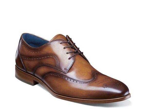 ステイシーアダムス メンズ シューズ オックスフォード ウィングチップ Stacy Adams Brayden Flex Wingtip Oxford Cognac