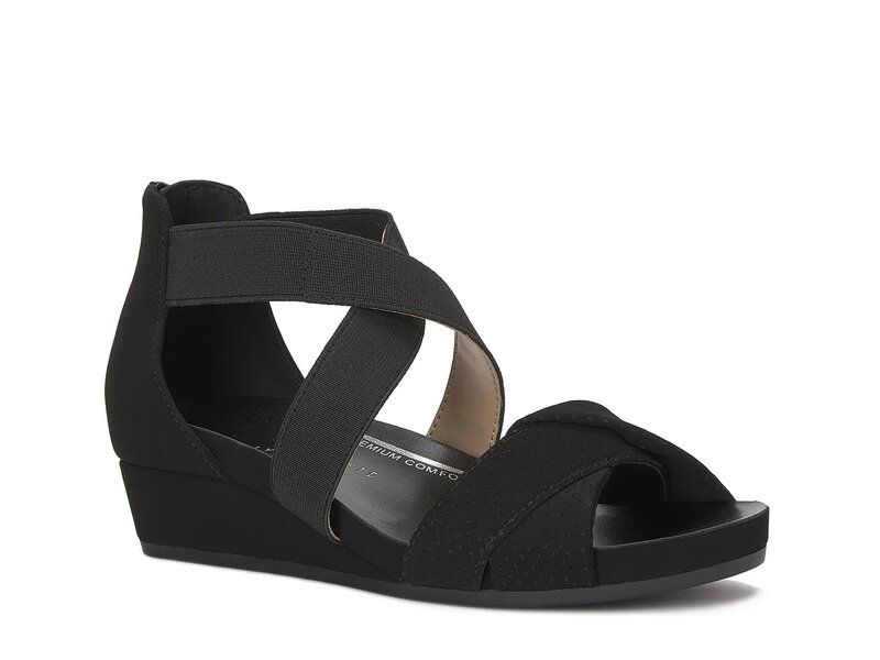 ケリー＆ケイティ レディース シューズ サンダル Kelly Katie Nichelle Wedge Sandal Black ブラック