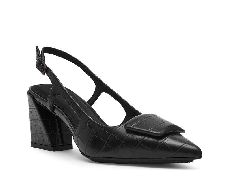 アンクライン レディース シューズ パンプス Anne Klein Renetta Pump Black Croc Print ブラック