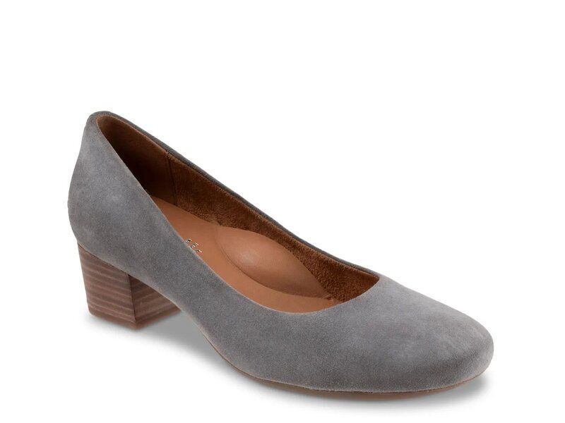ソフトウォーク レディース シューズ パンプス Softwalk Lynn Pump Grey Suede グレー