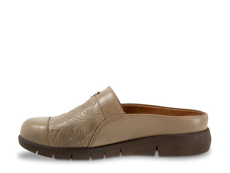 ソフトウォーク レディース シューズ サンダル Softwalk San Marcos Tooling Mule Stone ストーン