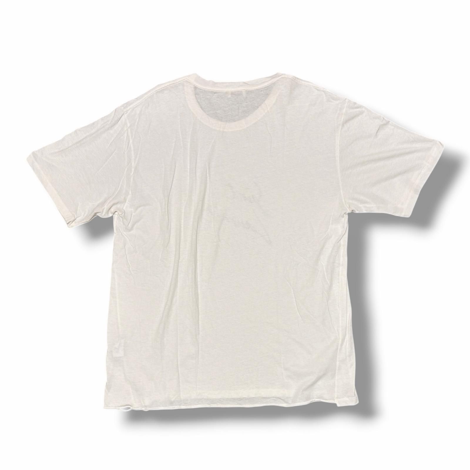 SAINT LAURENT プリントTシャツ 半袖カットソー サインロゴ サン 