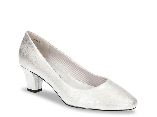 イージーストリート レディース シューズ パンプス Easy Street Ballari Pump Silver Metallic シルバー