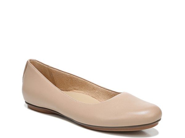 ナチュライザー レディース シューズ パンプス Naturalizer Maxwell Ballet Flat Creme Brulee Leather