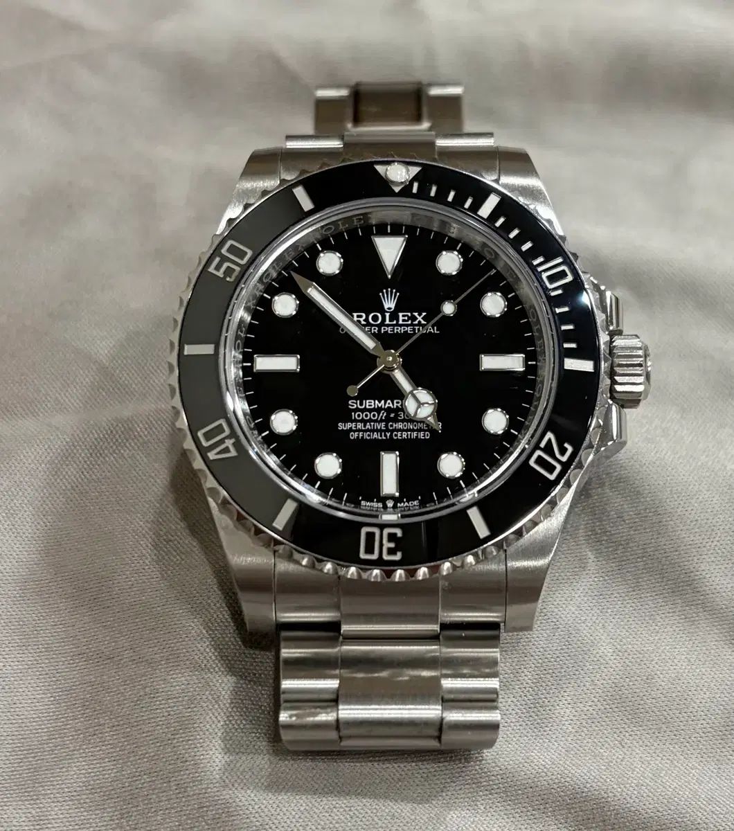 25年8月 ROLEX ロレックス サブマリーナー ノンデイト 124060 出品