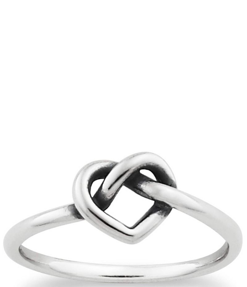 ジェームズ エイヴリー レディース アクセサリー 指輪 James Avery Delicate Heart Knot Ring Sterling Silver シルバー