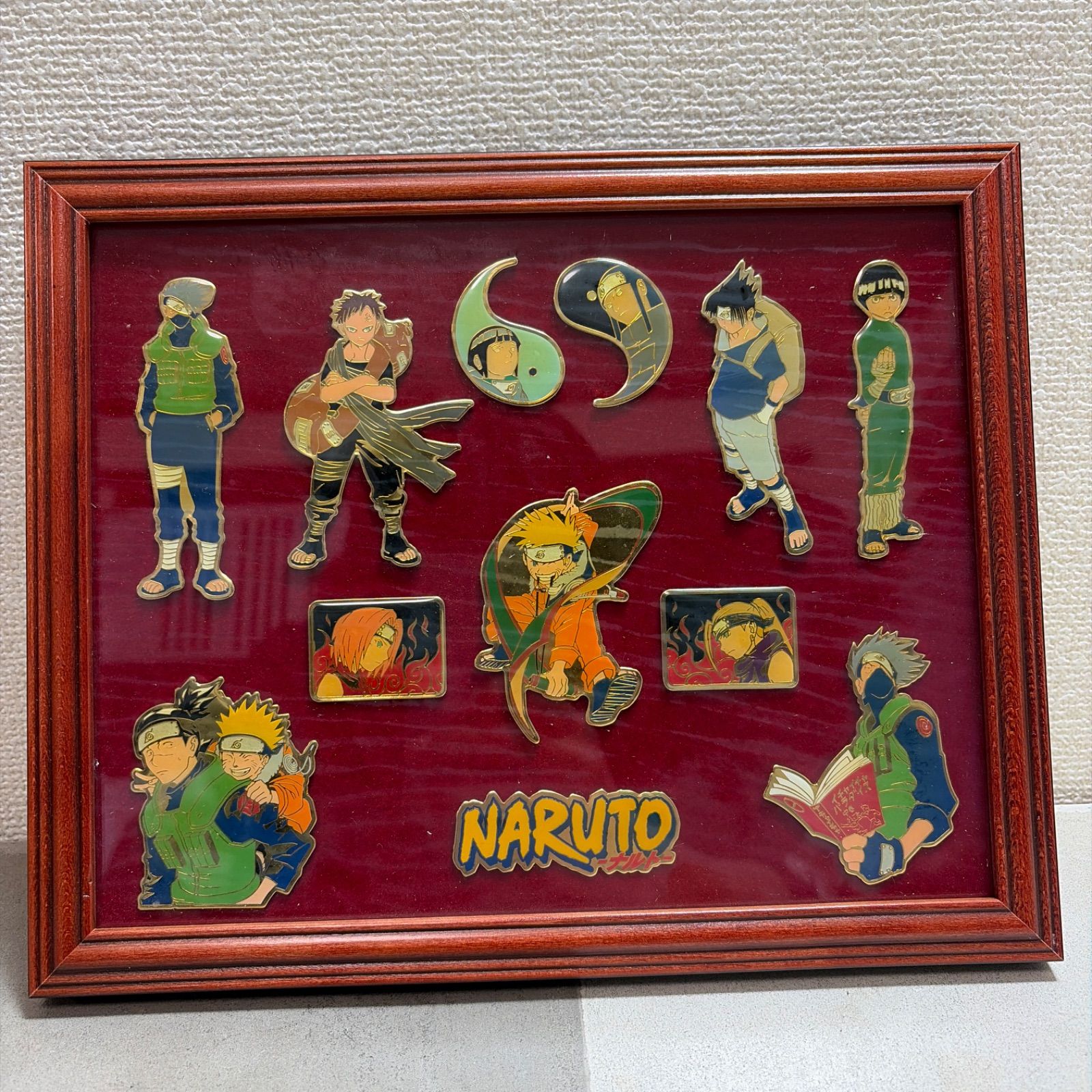 希少品 NARUTO -ナルト- 額縁入りピンズ セット 週刊少年ジャンプ 21,900円