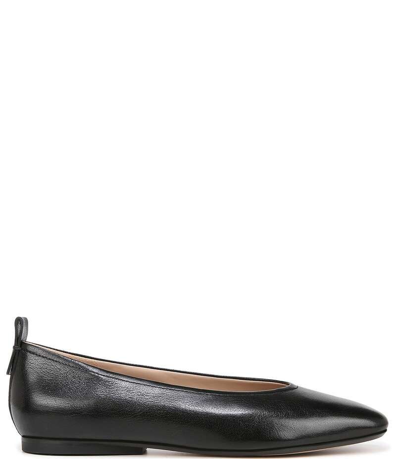 ナチュライザー レディース シューズ パンプス レザー Naturalizer 27 EDIT Carla Leather Square Toe Casual Ballet Flats Black ブラック