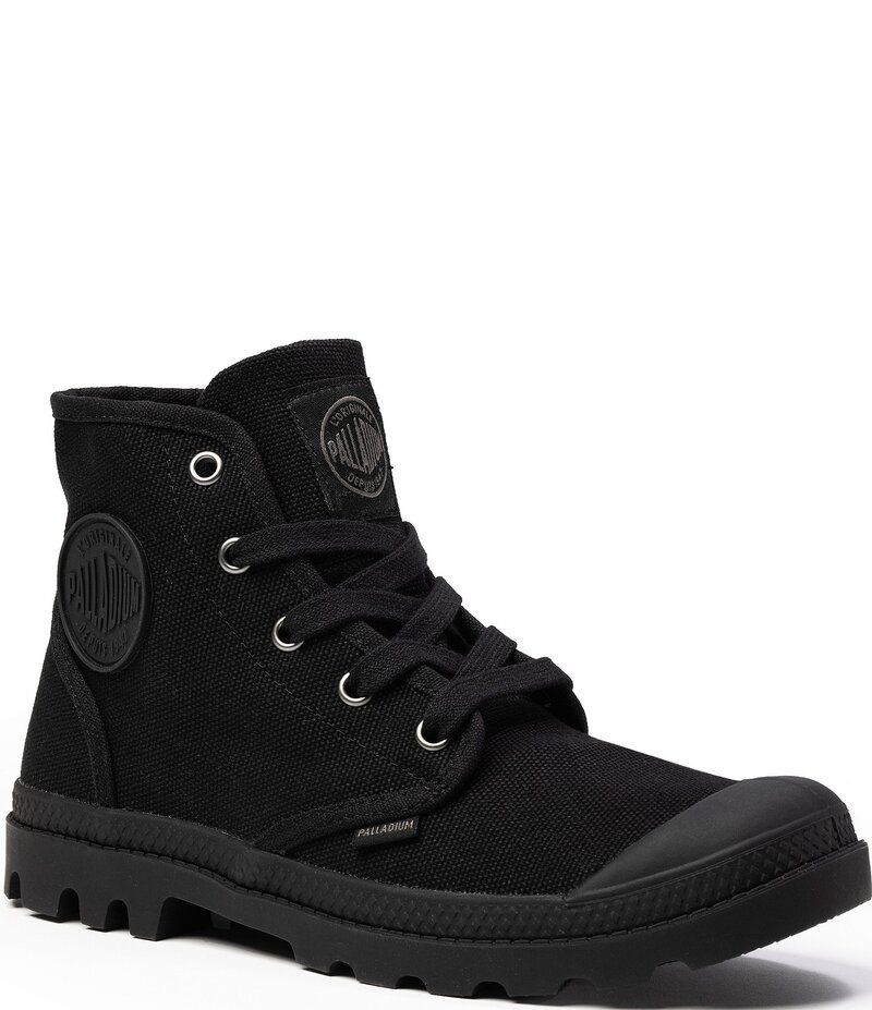 パラディウム レディース ボトムス カジュアルパンツ スニーカー Palladium Womens Pampa HiTop Lug Sole Sneakers Black ブラック