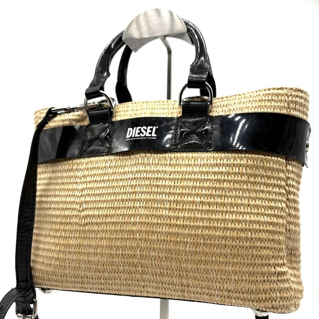 ディーゼル DIESEL かごバッグ ショルダー バッグ トートバッグ 2way DIESEL ディーゼル かごバッグ 2way トートバッグ ショルダーバッグ
