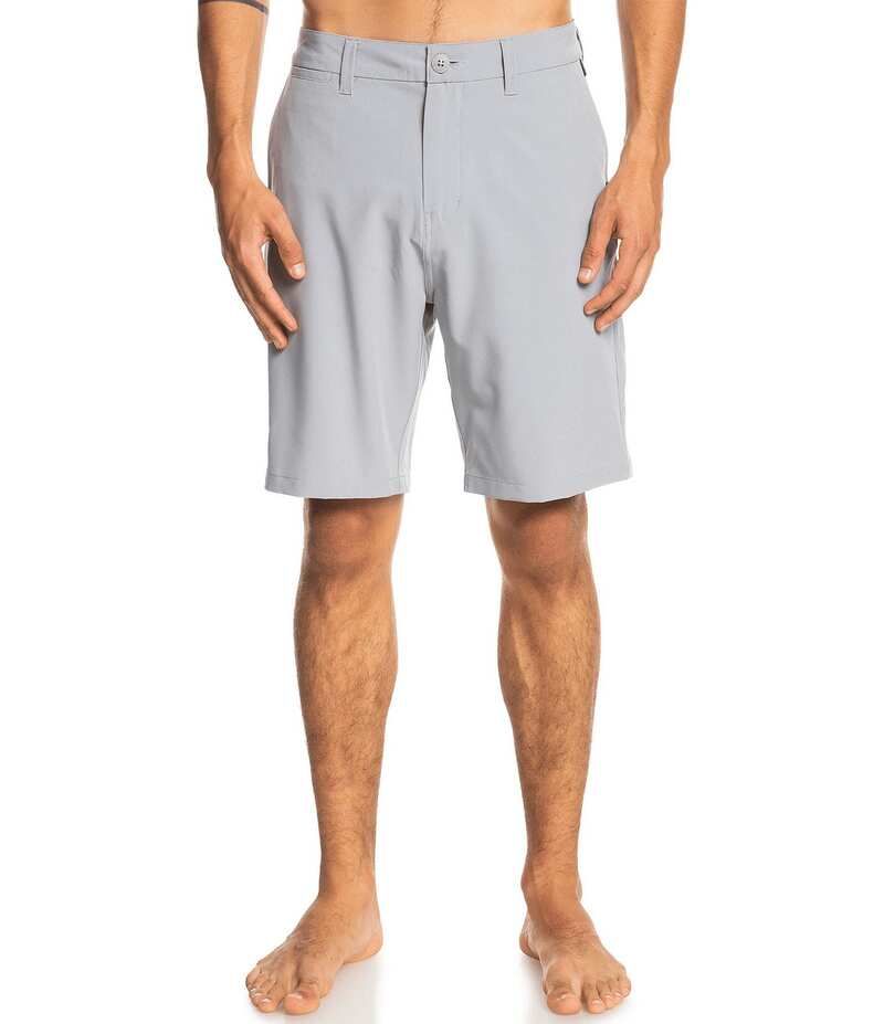 クイックシルバー メンズ ボトムス ハーフパンツ・ショーツ ショートパンツ Quiksilver Union Amphibian Oceanmade 20 Outseam Hybrid Shorts Sleet