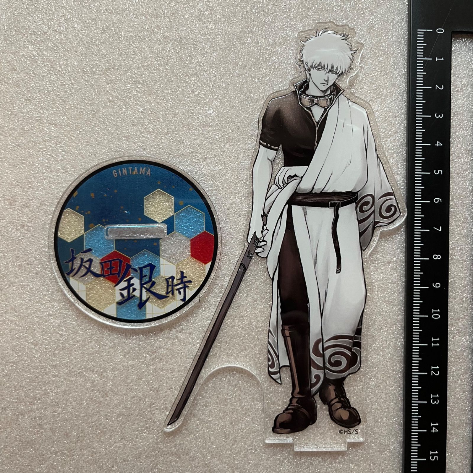 生誕20周年記念 銀魂展 はたちのつどい アクリルスタンド 坂田銀時 箔