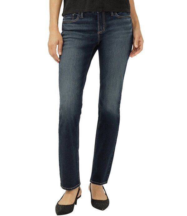 シルバー ジーンズ レディース ボトムス デニムパンツ ストレート Silver Jeans Co Elyse Curvy Fit Straight Leg Jeans Rosemead