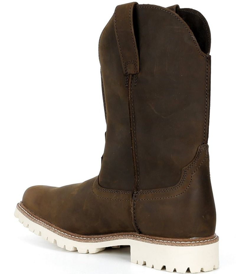アリアト メンズ シューズ ブーツ・レインブーツ レザー Ariat Mens Stoney Creek Distressed Leather Western Boots Dark Wheat