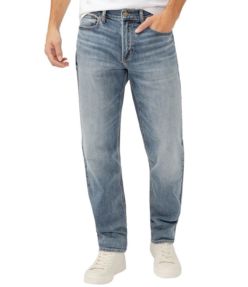 シルバー ジーンズ メンズ ボトムス デニムパンツ Silver Jeans Co Eddie Classic Fit Tapered Leg Jeans Indigo インディゴ