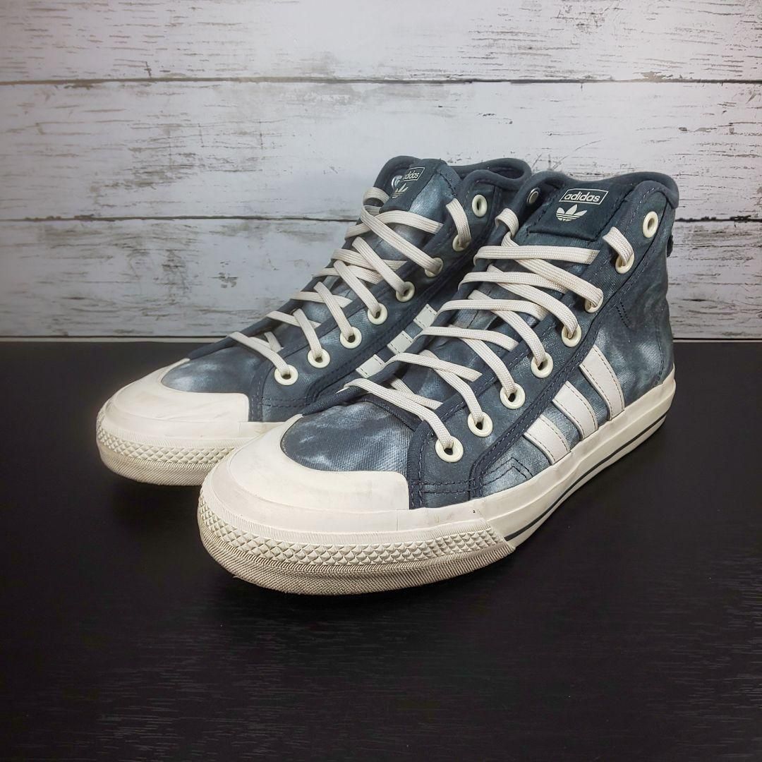 adidas NIZZA HI アディダス ニッツァ ハイ ブルーグレー グレー 