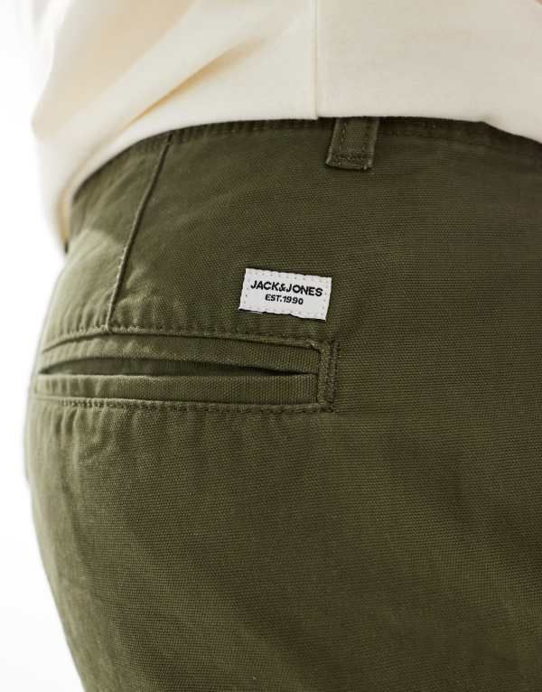 ジャック アンド ジョーンズ メンズ ボトムス カジュアルパンツ カーゴパンツ パンツ Jack Jones loose fit cargo pants in olive Olive night オリーブ