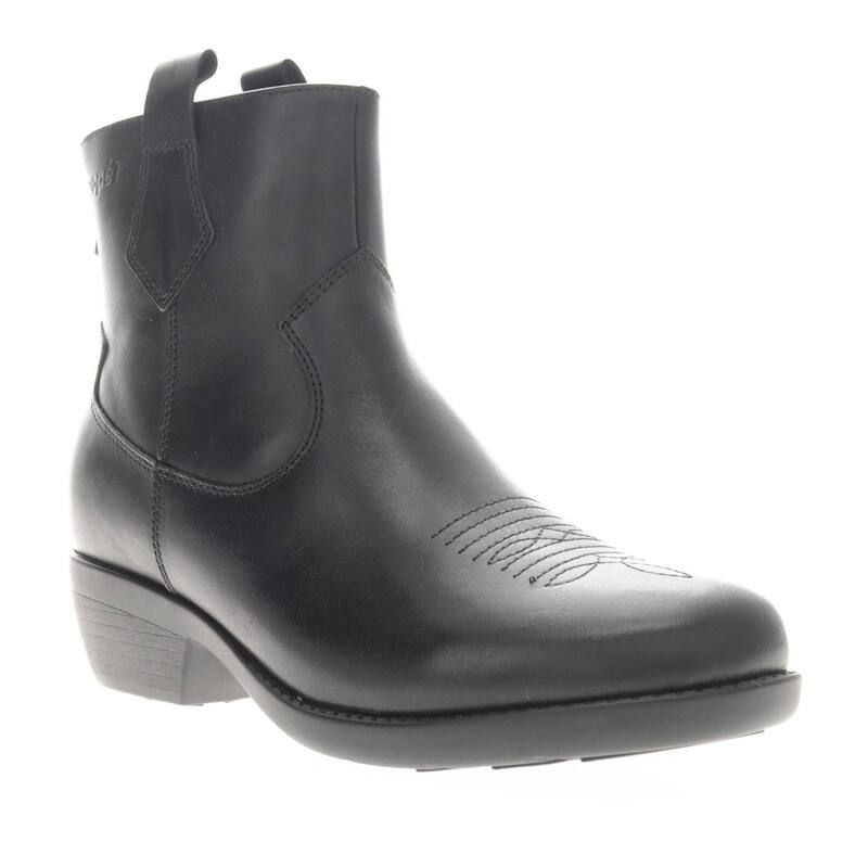 プロペット レディース シューズ ブーツ・レインブーツ Propet Maisie Womens Western Booties Black ブラック