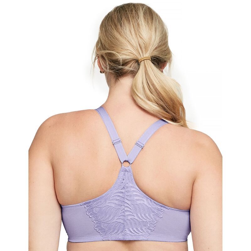 グラマライズ レディース アンダーウェア ブラジャー プラスサイズ Plusize Glamorise Full Figure FrontClosure TBack WonderWire Underwire Bra 1246 Black ブラック