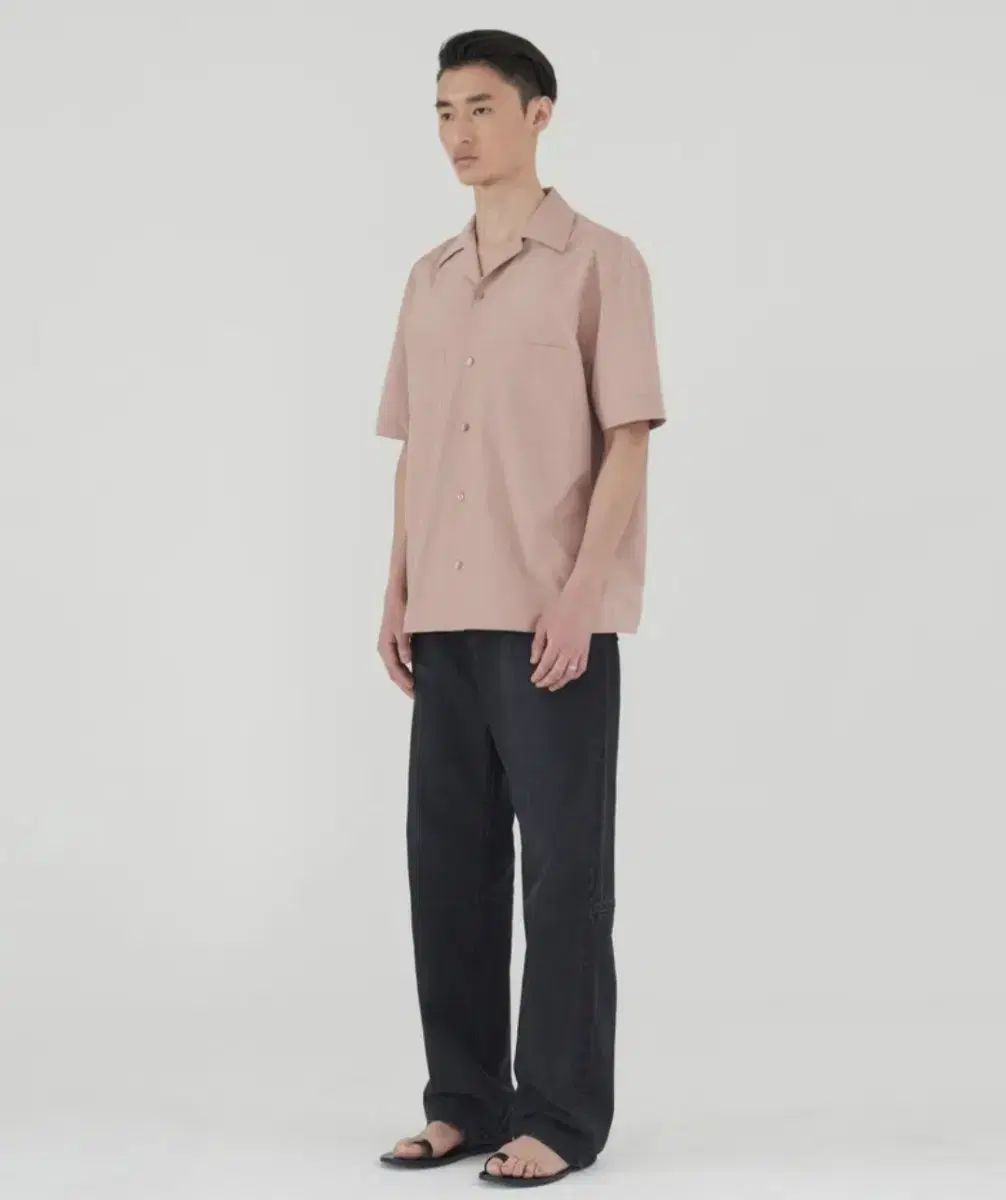 アワースコープ Open Collar Shirts (Dark Peach)