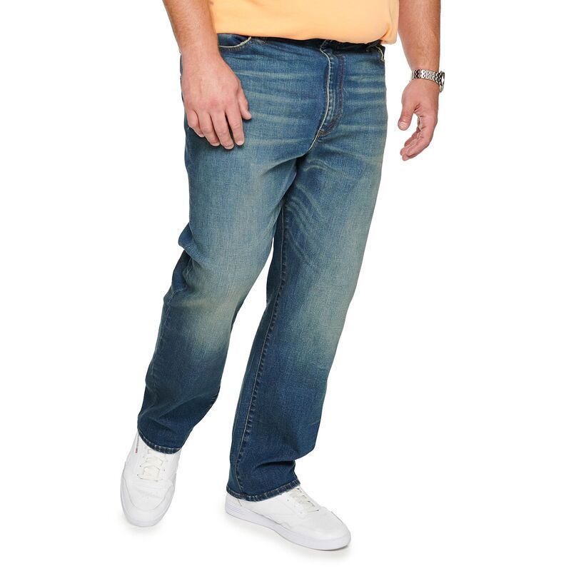 リー メンズ ボトムス デニムパンツ トール ジーンズ Big Talleextreme Motion MVP RelaxedFit StraightLeg Jeans Nelson
